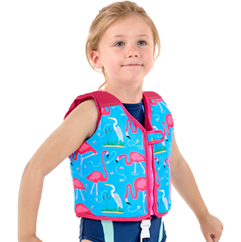 GO Swim™ Vest - Fab Flamingos