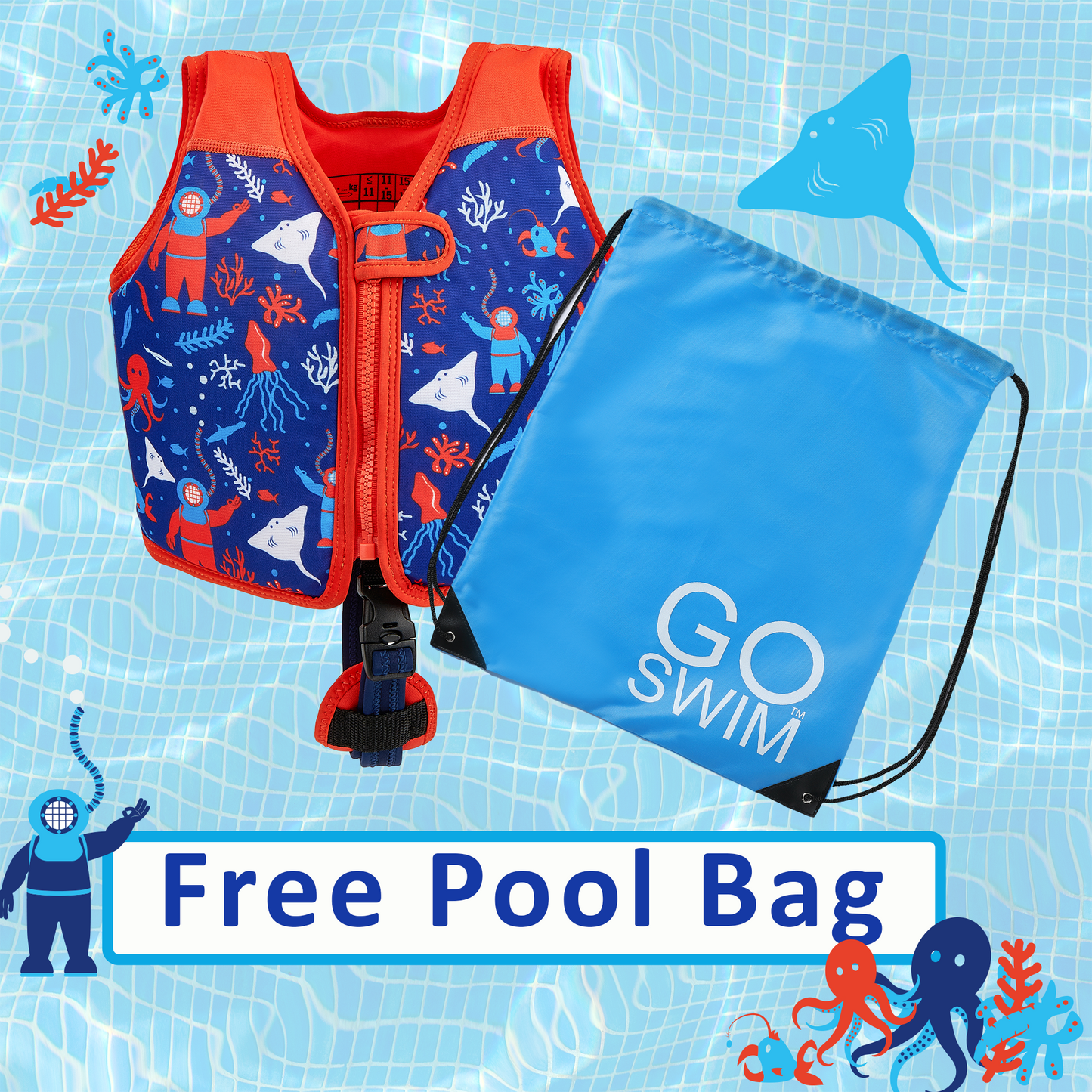 GO Swim™ Vest - Deep Sea Divers