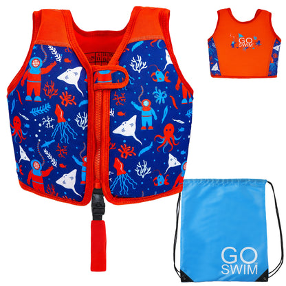 GO Swim™ Kids Swim Vest - Deep Sea Divers