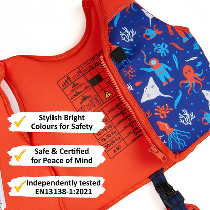 GO Swim™ Kids Swim Vest - Deep Sea Divers