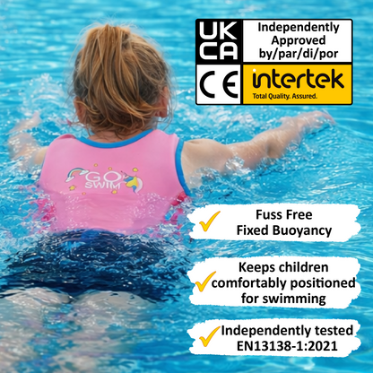 GO Swim™ Kids Swim Vest - Magical Unicorns
