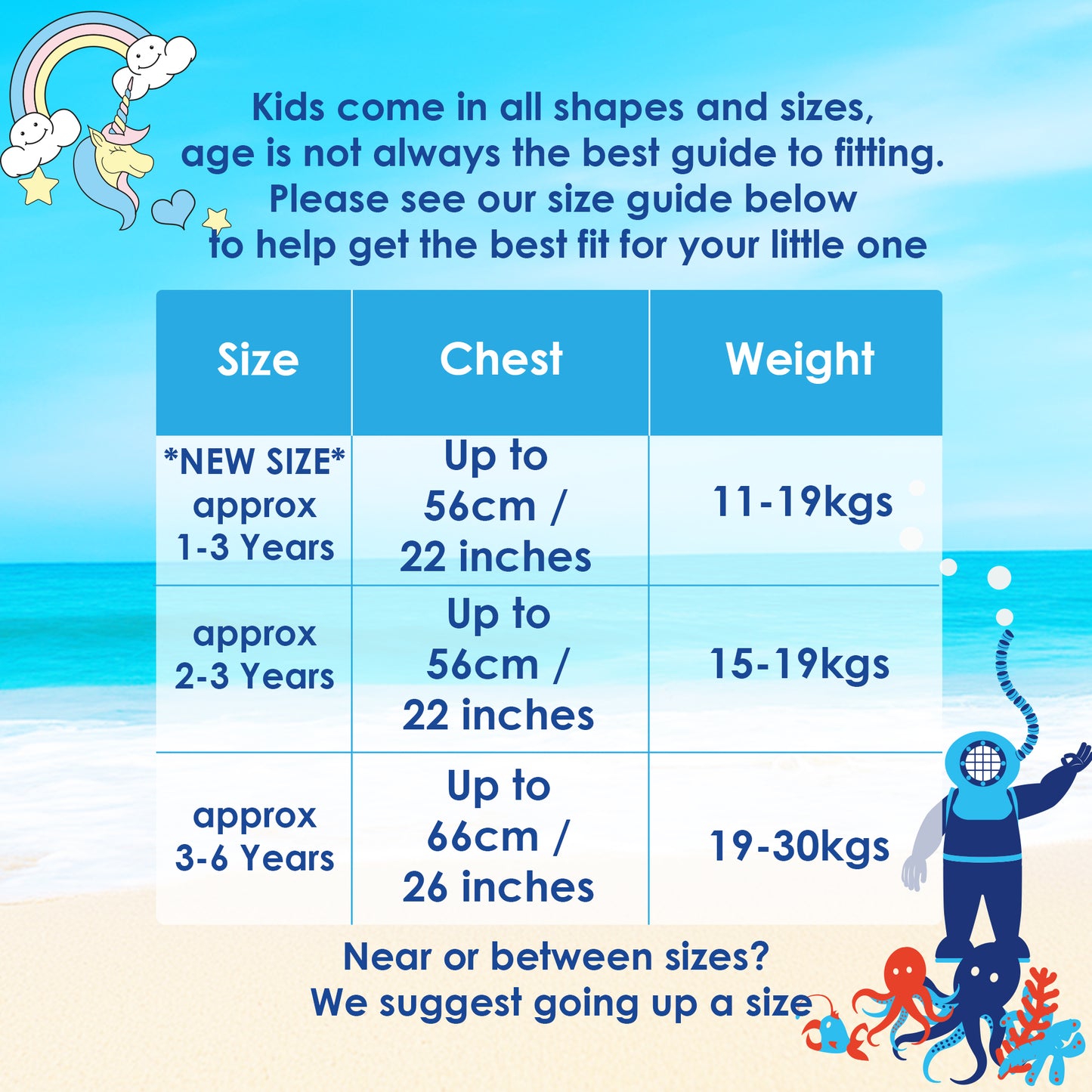 GO Swim™ Kids Swim Vest - Deep Sea Divers