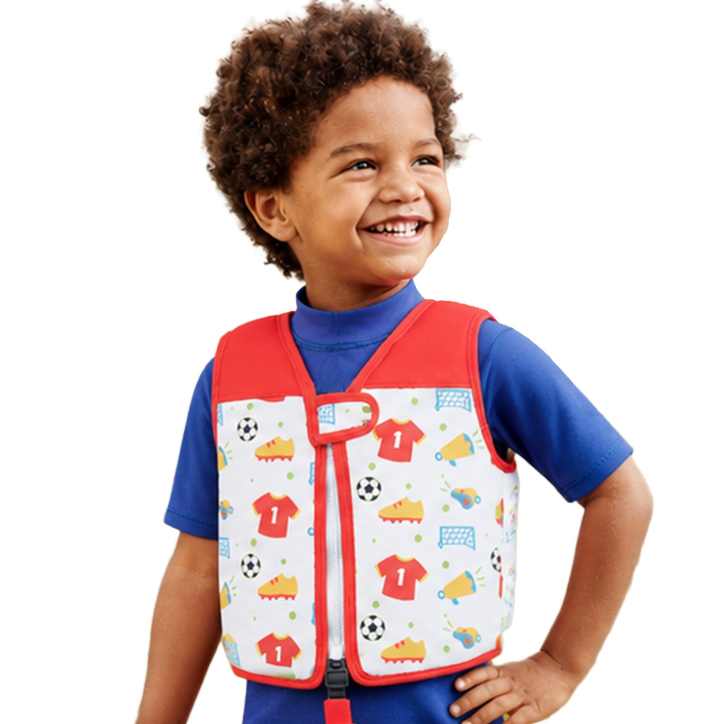 GO Swim™ Kids Swim Vest - Football Mad