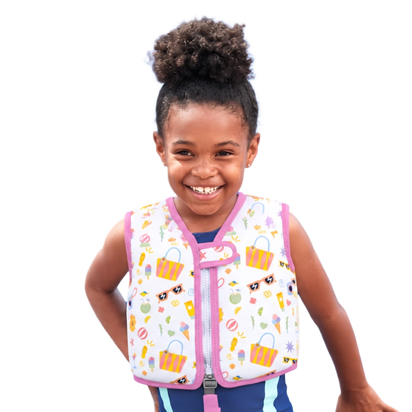 GO Swim™ Kids Swim Vest - Beach Please
