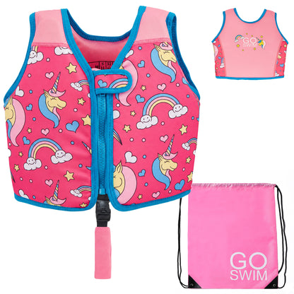 GO Swim™ Kids Swim Vest - Magical Unicorns